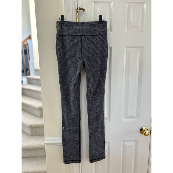 Lululemon Grey Marled Black Full Length High Waist Will Pant Leggings - Picture 3 of 6